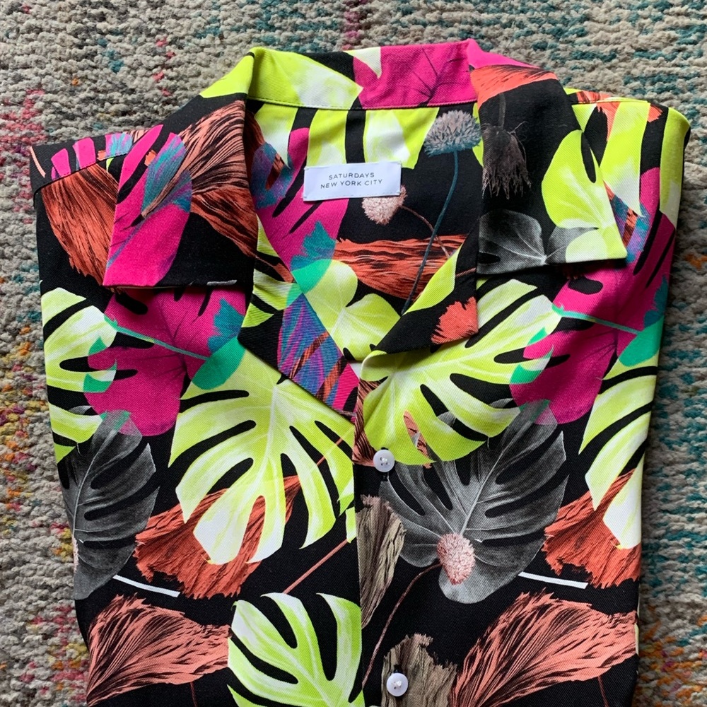 SATURDAYS NYC | Monstera Button Up
